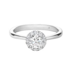 HEARTS ON FIRE VELA HALO RING UU2638PTHV20706500