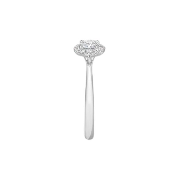 HEARTS ON FIRE VELA HALO RING UU2638PTGV20706500 - Image 3