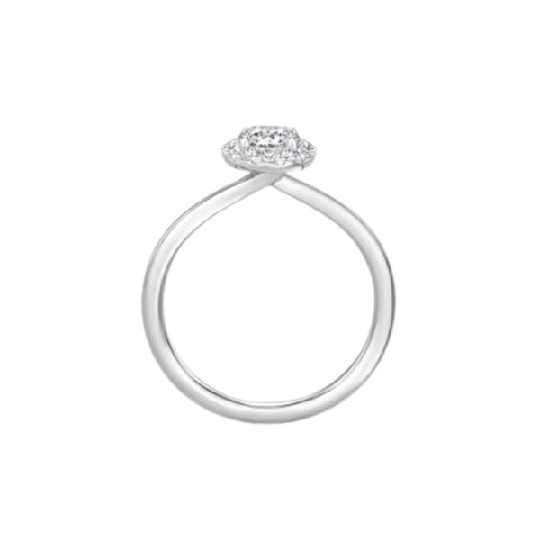 HEARTS ON FIRE VELA HALO RING UU2638PTGV20706500 - Image 4