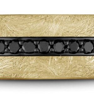 MEN'S TANTALUM AND YELLOW GOLD BAND RYL-161YTBD7-M10