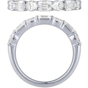 14K WHITE GOLD DIAMOND BAND M6388