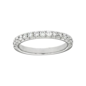 14K WHITE GOLD DIAMOND BAND W995B