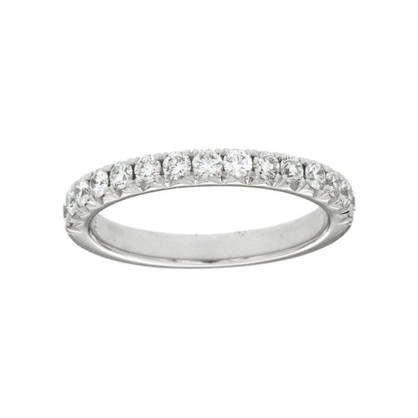 14K WHITE GOLD DIAMOND BAND W995B