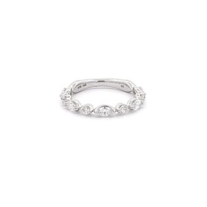 14K WHITE GOLD WEDDING BAND W901491