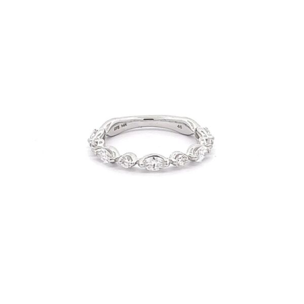 14K WHITE GOLD WEDDING BAND W901491