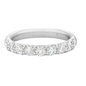 HEARTS ON FIRE SIGNATURE 9 STONE BAND HBASIG901258W-C