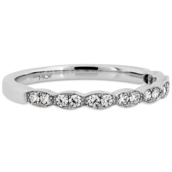HEARTS ON FIRE LORELEI FLORAL DIAMOND BAND HBAFLOREL00208W-C - Image 3