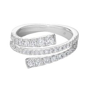 HEARTS ON FIRE GRACE WRAP RING UU24498WGHV0706500