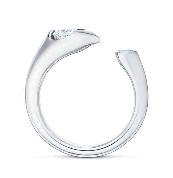 HEARTS ON FIRE LU OPEN DROPLET RING UU28938WIJV0506500 - Image 2