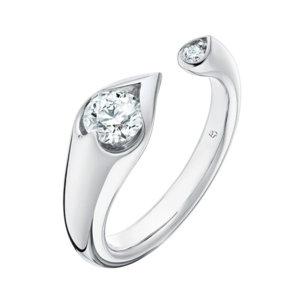 HEARTS ON FIRE LU OPEN DROPLET RING UU28938WIJV0506500 - Image 3