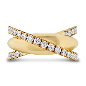 HEARTS ON FIRE CRISSCROSS DOME DIAMOND RING HFRGXX00758Y