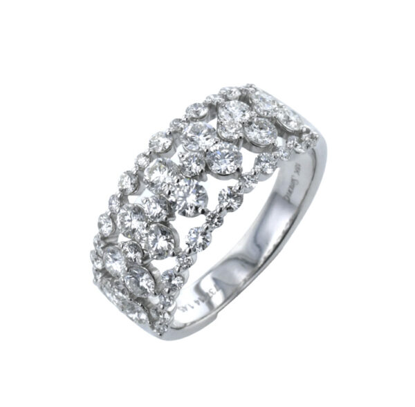 SIMON G. WHITE GOLD DIAMOND RING LR3173