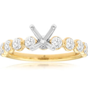 YELLOW GOLD DIAMOND SEMI-MOUNT H1333S