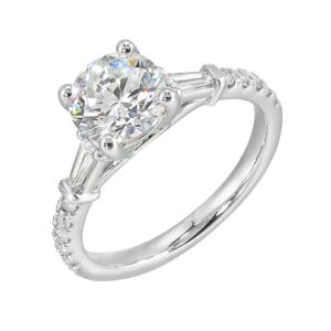 14K WHITE GOLD SEMI-MOUNT RING W4531RN150SM-4W89