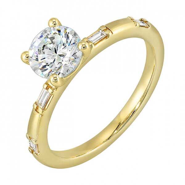 14K YELLOW GOLD DIAMOND RING W3931RN100SM-4YB