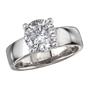 WHITE GOLD HIDDEN HALO SEMI-MOUNT 160254-RD200