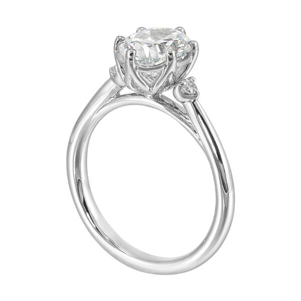 WHITE GOLD DIAMOND SEMI-MOUNT RING W4591ON200SM-4WB - Image 2