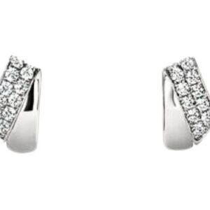 HEARTS ON FIRE INSIDE/OUT DIAMOND FLIP HUGGIES UU30028WGHV040