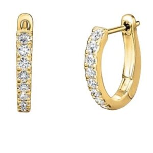 HEARTS ON FIRE HOOP EARRINGS HFESHGR00328Y