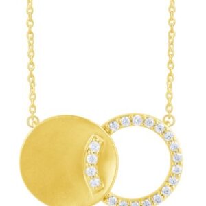 10K YELLOW GOLD DIAMOND PENDANT M6702