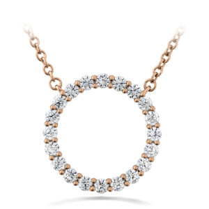 HEARTS ON FIRE SIGNATURE CIRCLE PENDANT - MEDIUM HFPSIGC00408R