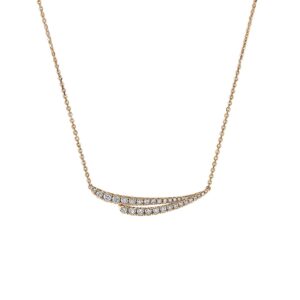HEARTS ON FIRE VELA FRENCH CUT PAVE DIAMOND PENDANT NECKLACE UU28068RGHV0401800