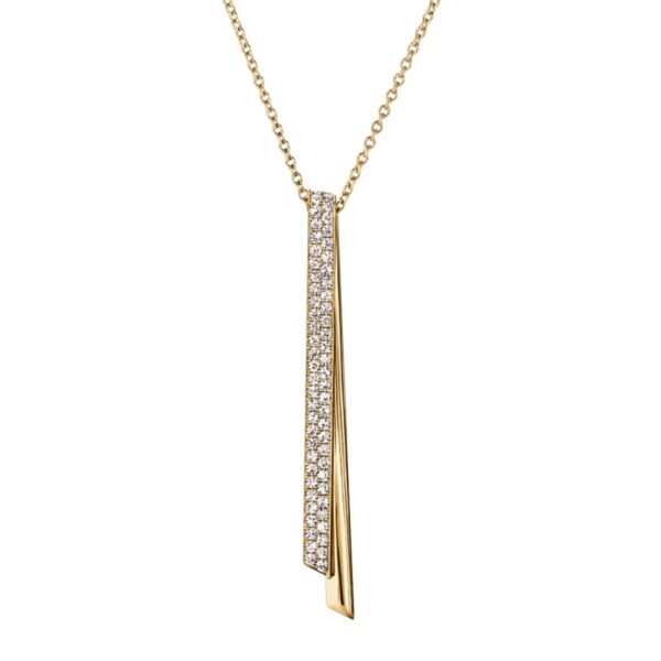 HEARTS ON FIRE INSIDE OUT DIAMOND FLIP DROP PENDANT UU30208YGHV0351800