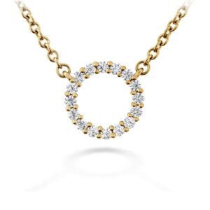 HEARTS ON FIRE SIGNATURE CIRCLE PENDANT - SMALL HFPSIGC00128Y