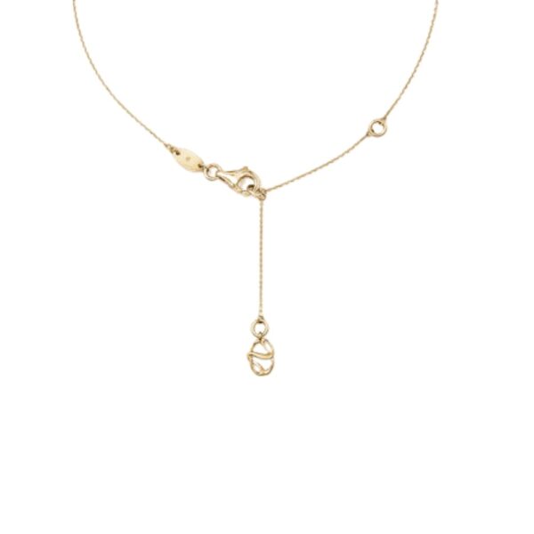 HEARTS ON FIRE WHIMSICAL CIRCLE SINGLE DIAMOND PENDANT NECKLACE UU31838YGHV0201700 - Image 2