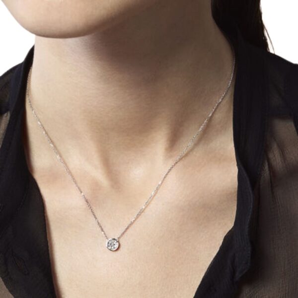 HEARTS ON FIRE CLASSIC BEZEL SOLITAIRE PENDANT HFPHCLABZ00338Y - Image 3
