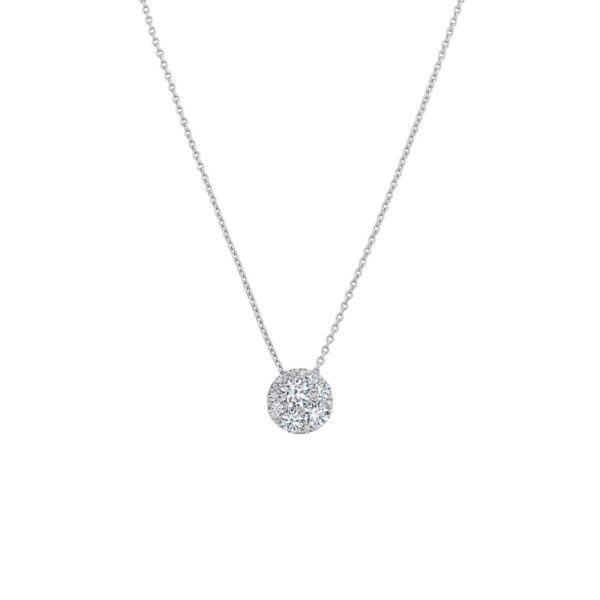 HEARTS ON FIRE TESSA DIAMOND CIRCLE PENDANT HFPTESC00258W - Image 2