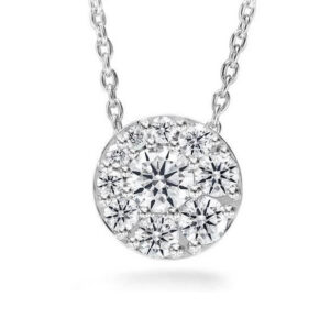 HEARTS ON FIRE TESSA DIAMOND CIRCLE PENDANT HFPTESC00258W
