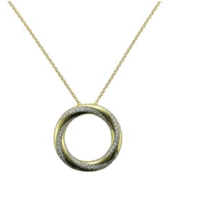 SIMON G. DIAMOND CIRCLE PENDANT LP5043-Y