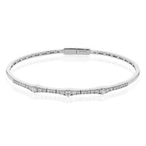 SIMON G. BANGLE IN WHITE GOLD LB2382