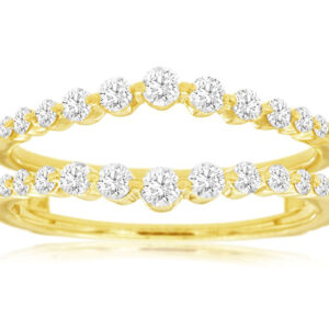 14K YELLOW GOLD DIAMOND JACKET H1247D