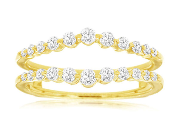 14K YELLOW GOLD DIAMOND JACKET H1247D