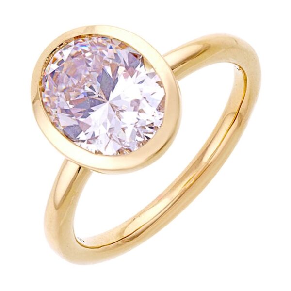 YELLOW GOLD DIAMOND SEMI-MOUNT RING W6190ON250SM-4Y