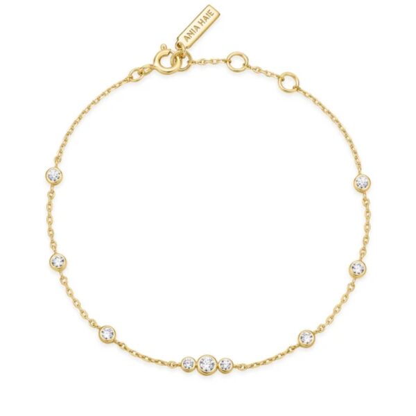 ANIA HAIE GOLD BEZEL STATION BRACELET B065-03G - Image 2