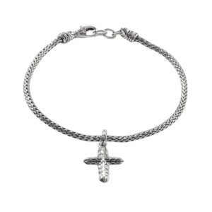 JOHN HARDY CROSS CHARM BRACELET BB90576XUM
