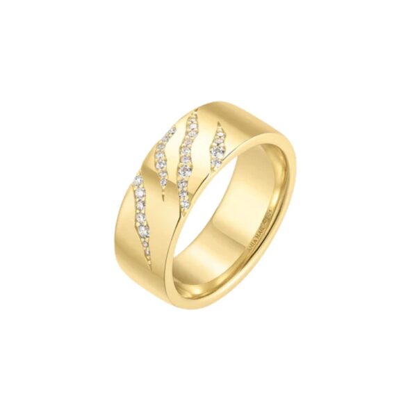 ANIA HAIE GOLD TIGER STRIPE BAND R067-03G-54 - Image 2