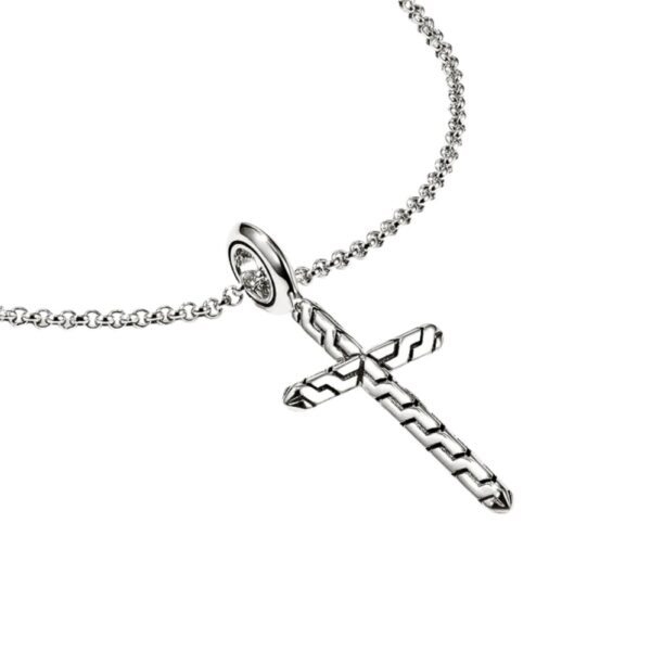 JOHN HARDY ESSENTIAL CROSS NECKLACE NB989377X16-18 - Image 2