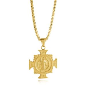 ITALGEM STEEL BENEDICT CROSS SC181-GOLD