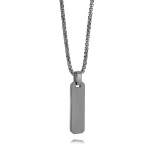 ITALGEM STEEL DOGTAG NECKLACE SP366