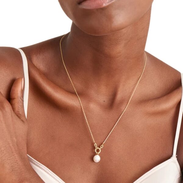 ANIA HAIE GOLD PEARL SPARKLE PENDANT NECKLACE N043-03G - Image 2