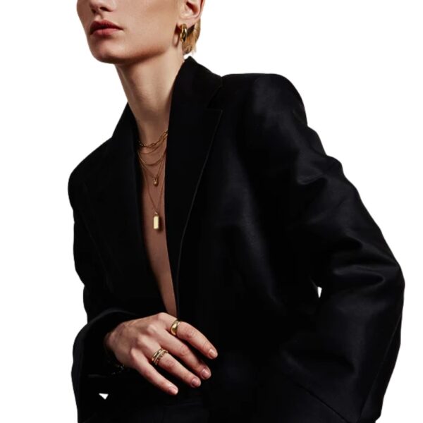 ANIA HAIE GOLD SPARKLING TAG NECKLACE N067-02G - Image 2