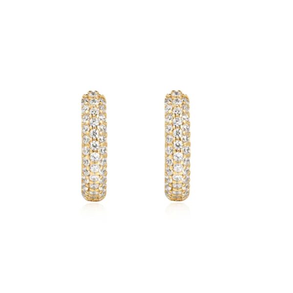ANIA HAIE GOLD PAVE HUGGIES E057-04G - Image 2