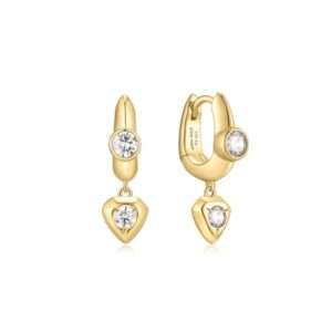 ANIA HAIE U-SHAPED HUGGIE HOOP EARRINGS E067-07G
