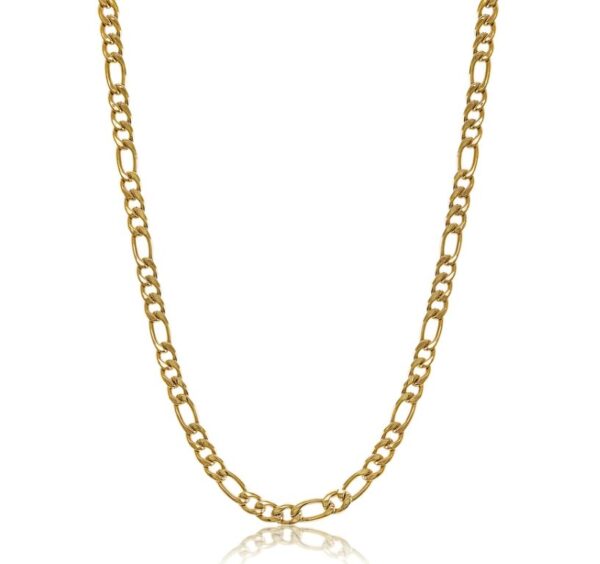 ITALGEM STEEL 11MM FIGARO CHAIN SYN68