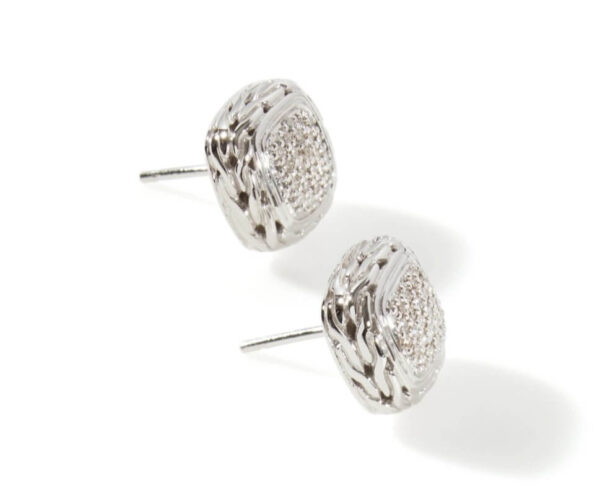 JOHN HARDY CARVED CHAIN STUD EARRINGS EBP92372DI - Image 3