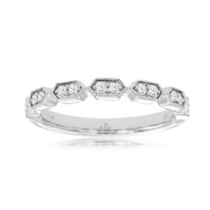 WHITE GOLD DIAMOND WEDDING BAND WH2628D